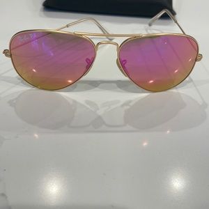 Ray Ban sunglasses- polarized.  Barely worn